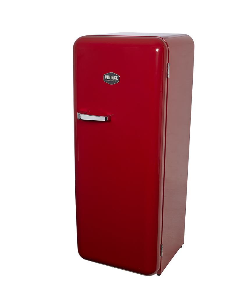 Gastro-Cool - Retro Cooler Havanna in red - VIRC330 - laterally