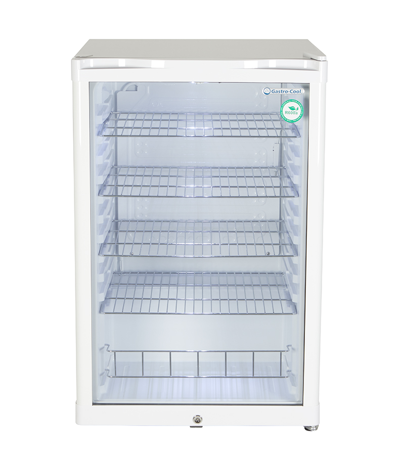 Bottle Cooler with glass door - white - GCGD155 - Frontview Empty