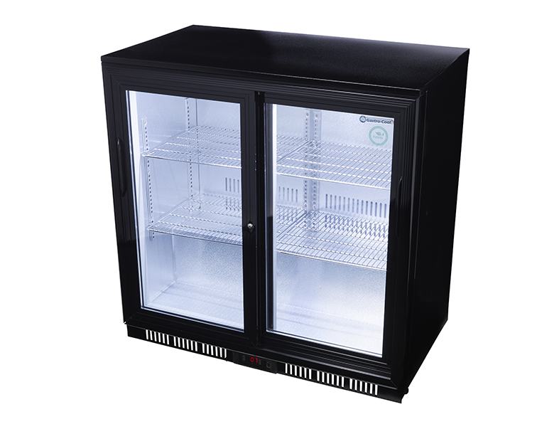 Gastro-Cool - Back Bar Cooler - sliding door - Black - GCUC200 - 