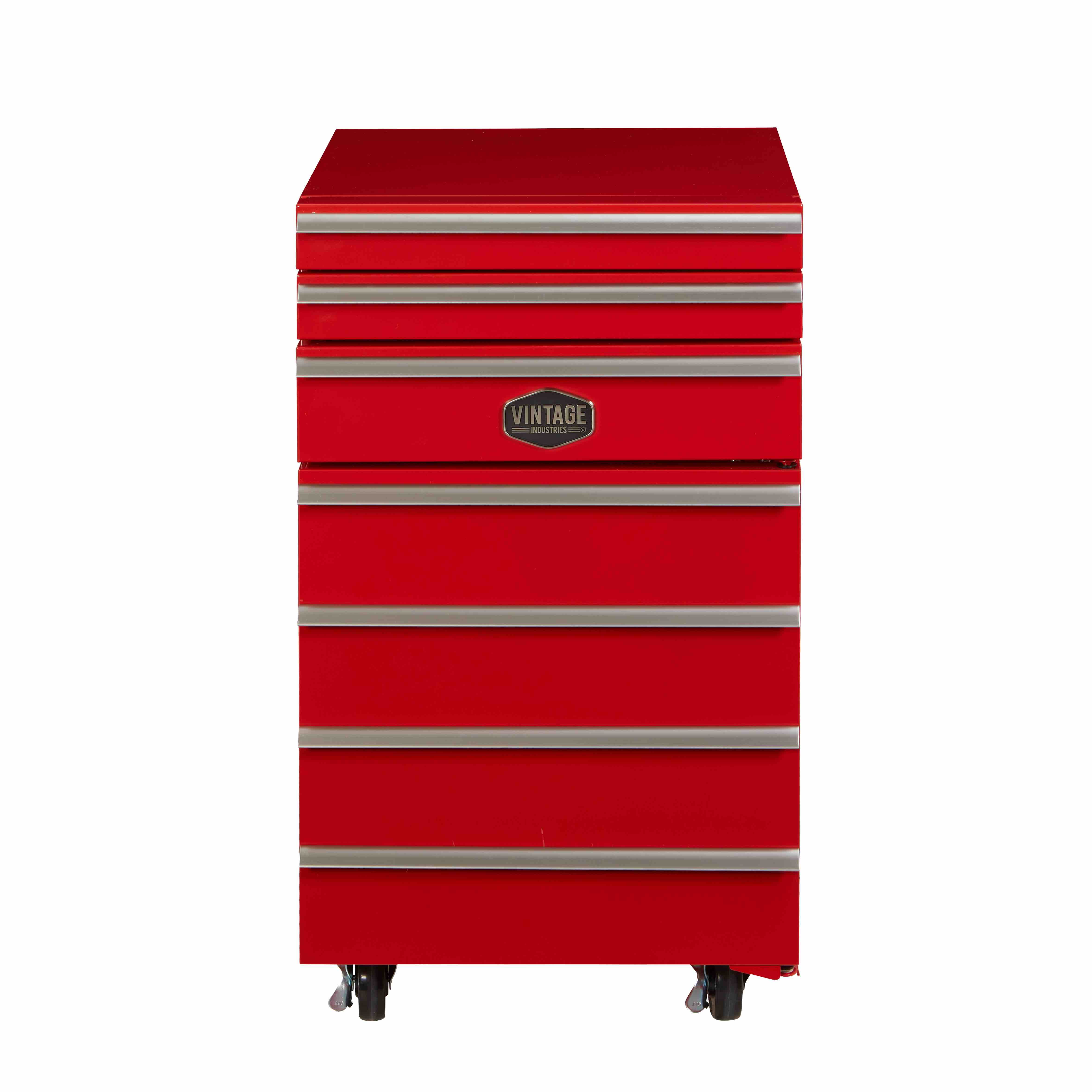 VICT50-gastro-cool-vintage-industries-trolley-cooler-3-drawers-4wheels-easy-moving-red-front