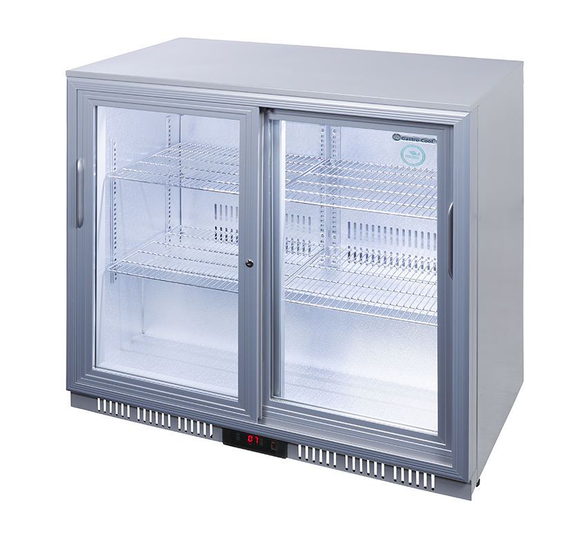 Gastro-Cool - Back Bar Cooler - sliding door - silver - GCUC200 - 