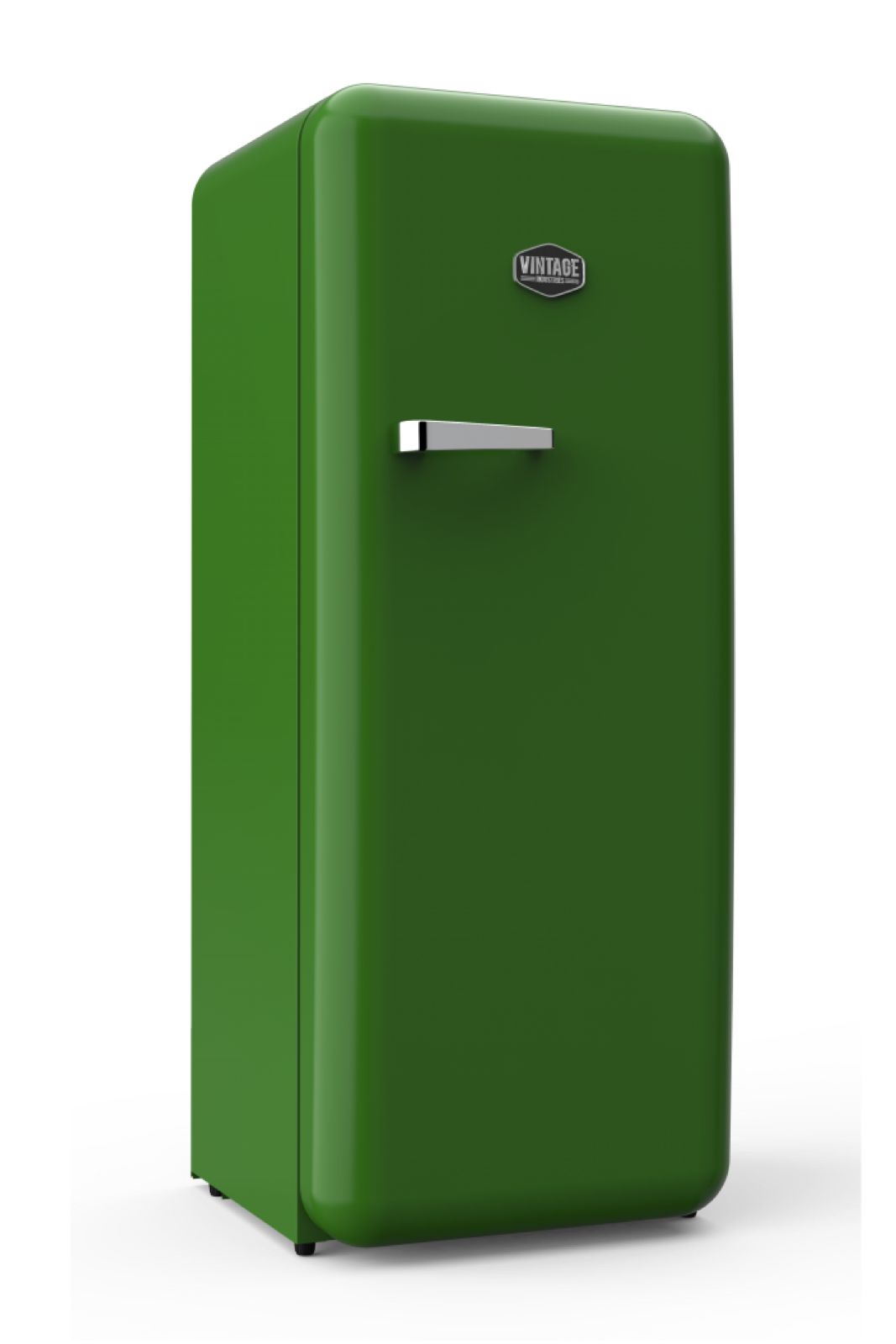 Gastro-Cool - Special-edition - Vintage fridge jewel green matt - VIRC330 - laterally