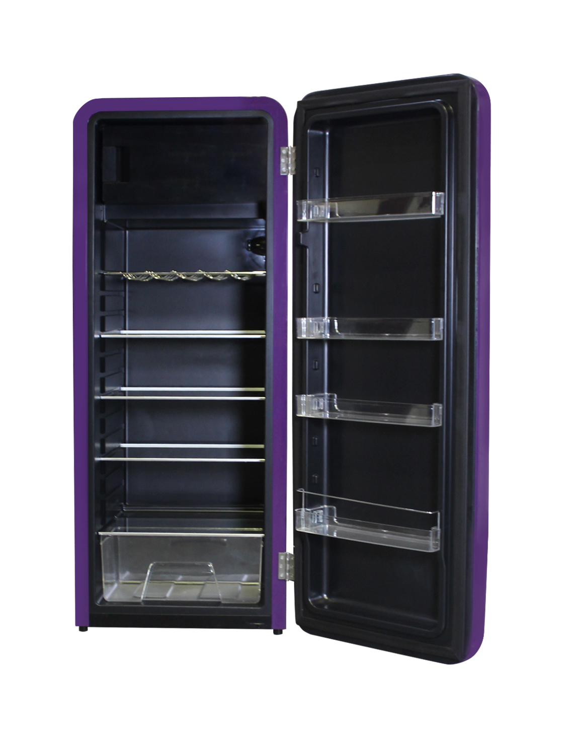 Gastro-Cool - Special edition - Retro Cooler Ultra Violet - VIRC330 - front view open