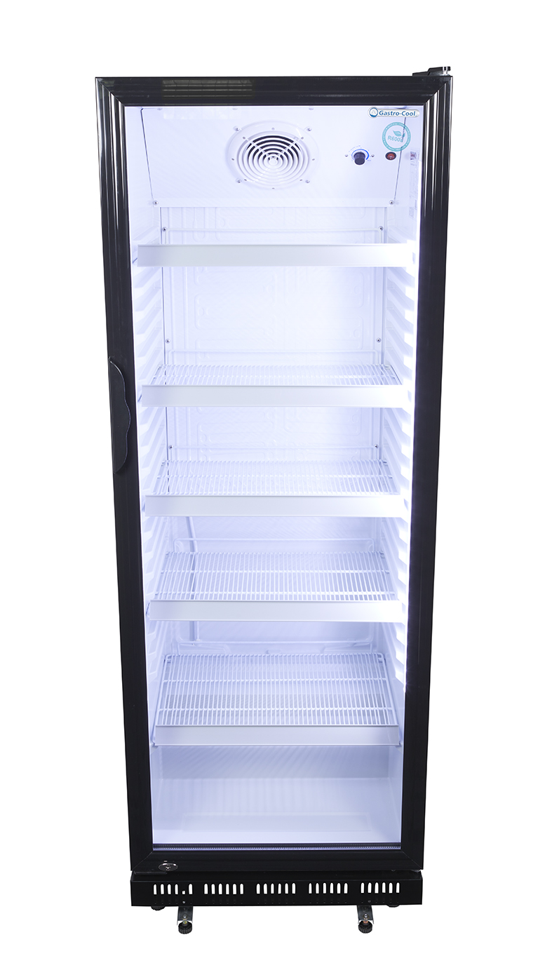 Gastro-Cool - Bottle Cooler - black with white interior - front view empty