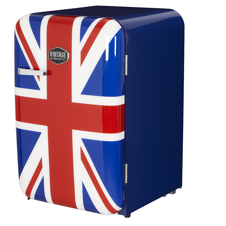 Gastro-Cool - Retro Cooler Kingston Union Jack - VIRC160 - laterally