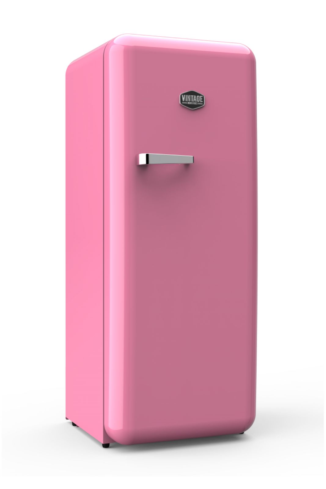 Gastro-Cool - Special Edition / RC330 / Retro-Fridge / Bubblegum-Pink - laterally