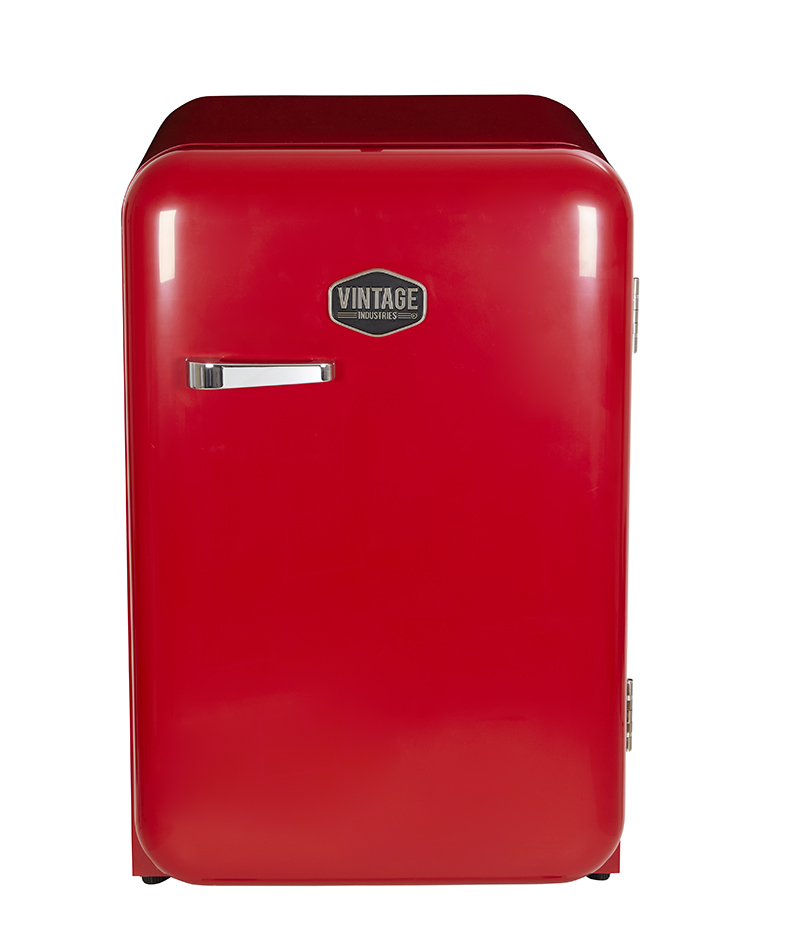 Gastro-Cool - Retro Cooler Kingston in red - VIRC160 - front view