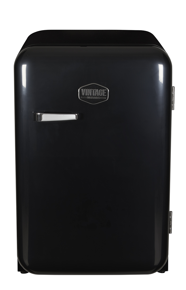 Gastro-Cool - Retro Cooler - American Old School - black - VIRC160 - front view