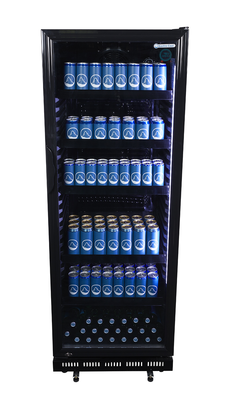 Gastro-Cool - Glass Door Cooler - black - look with drinks