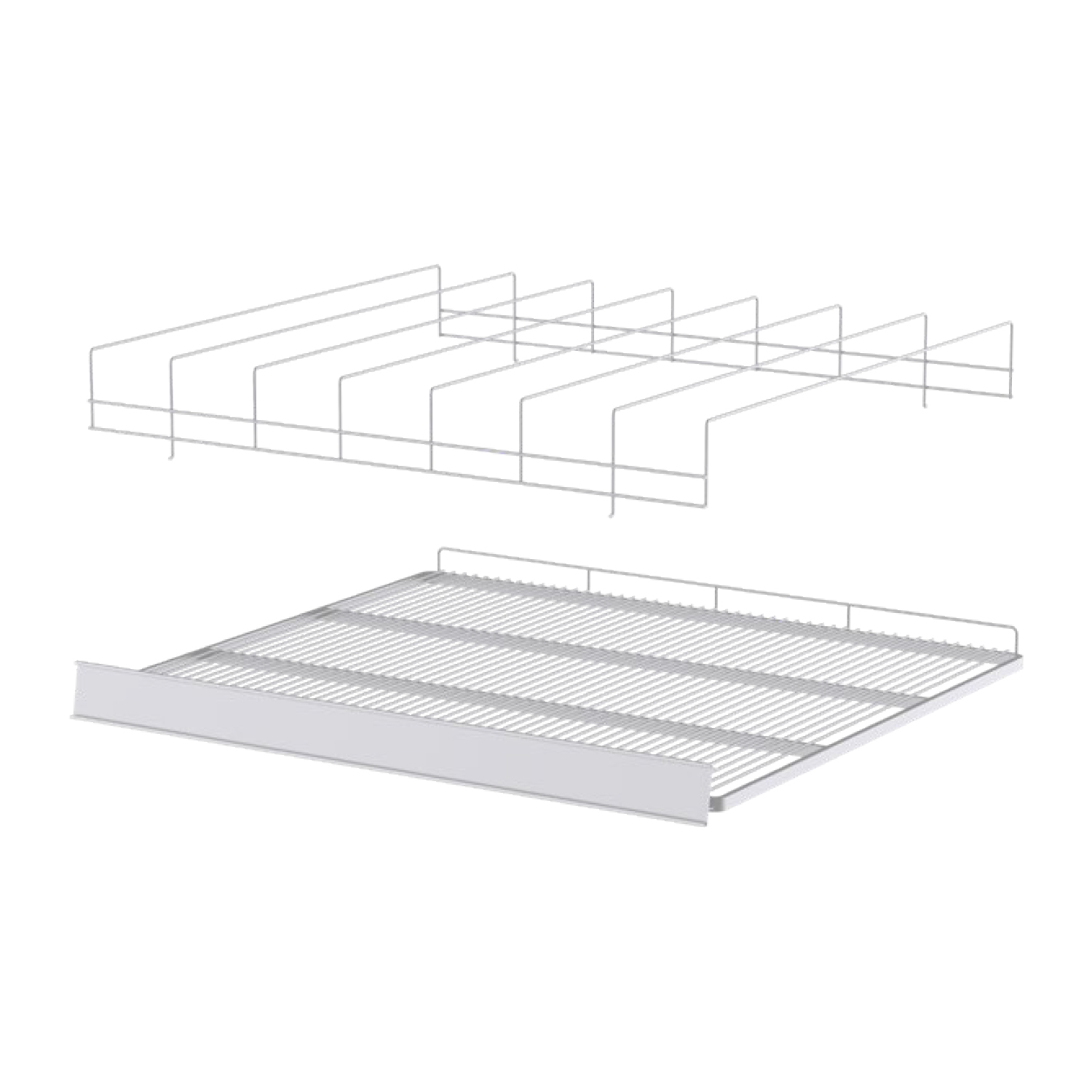 Shelf divider - GD1050, GD1600, GD2200 - White - 5pcs Set